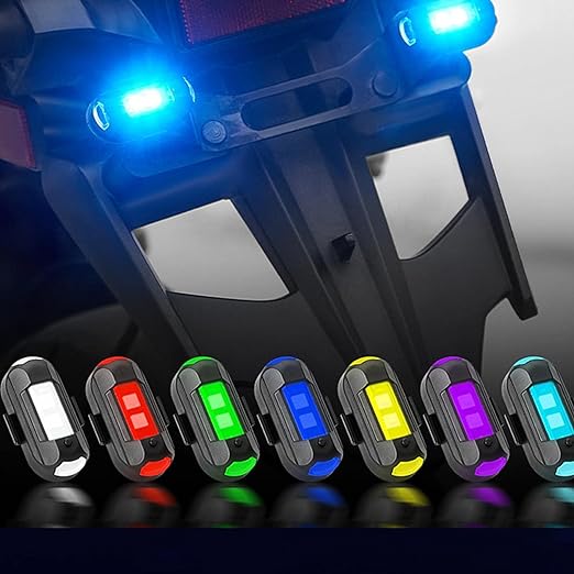 STROBER LIGTH® RECARGABLES USB 7 COLORES EN 1